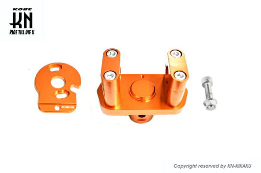 NCY ハンドルポスト+メーターブラケット オレンジ ズーマー/AF58