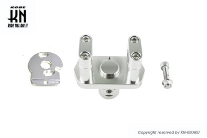 NCY ハンドルポスト+メーターブラケット シルバー ズーマー/AF58