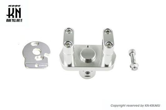 NCY ハンドルポスト+メーターブラケット シルバー ズーマー/AF58