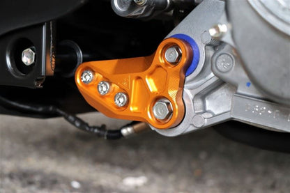 ZOO Reinforced Aluminum Engine Hanger, Black/Black, for Cygnus Gryphus 6th Gen, BW'S125 3rd Gen, etc. Motorcycle