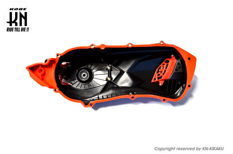 KOSO クランクケースカバー レッド シグナスGRYPHUS(6型） BW'S125(3型） NMAX125/155(2型/V2)