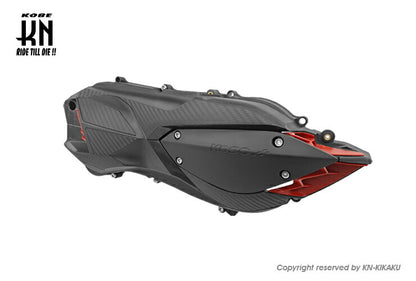 KOSO クランクケースカバー レッド シグナスGRYPHUS(6型） BW'S125(3型） NMAX125/155(2型/V2)