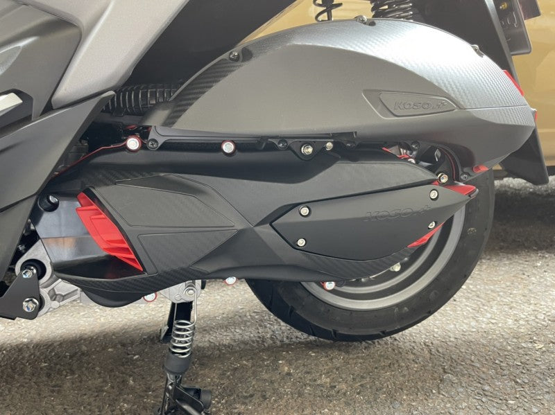 KOSO クランクケースカバー レッド シグナスGRYPHUS(6型） BW'S125(3型） NMAX125/155(2型/V2)