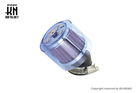 KOSO Universal Power Filter Blue 45 Degree 41mm-43mm