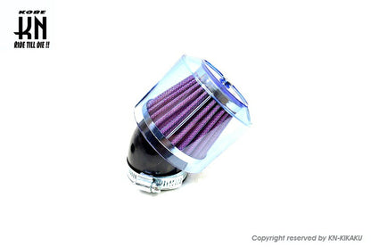 KOSO Universal Power Filter Blue 45 Degree 41mm-43mm