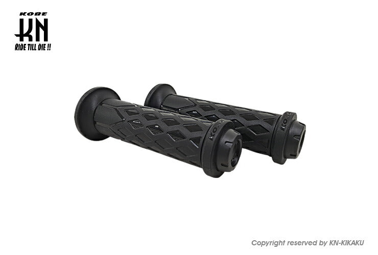 KOSO シリコンハンドルグリップ ブラック 120mm 汎用