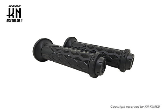 KOSO シリコンハンドルグリップ ブラック 120mm 汎用