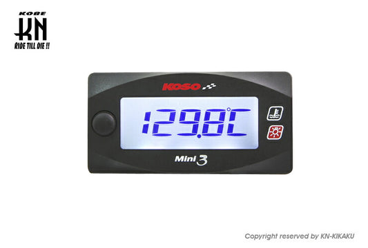 KOSO Mini3デジタル 水温計 シグナスGRYPHUS6型