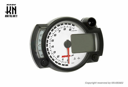 KOSO RX2Nプラス LCDマルチメーター ホワイトパネル 0-10000rpm