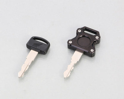 ビレットキーカバー ホンダ/タイプ1 ブラック 33×34mm 1個 スーパーカブ モンキー ゴリラ クロスカブ50/110 グロム