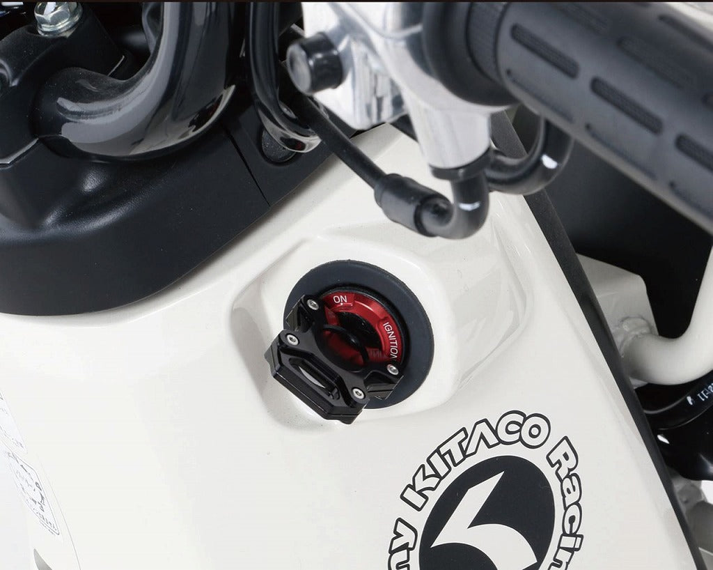 Billet Key Cover for Honda/Type 1 Gun Metallic 33x34mm 1pc Super Cub, Monkey, Gorilla, Cross Cub 50/110, GROM