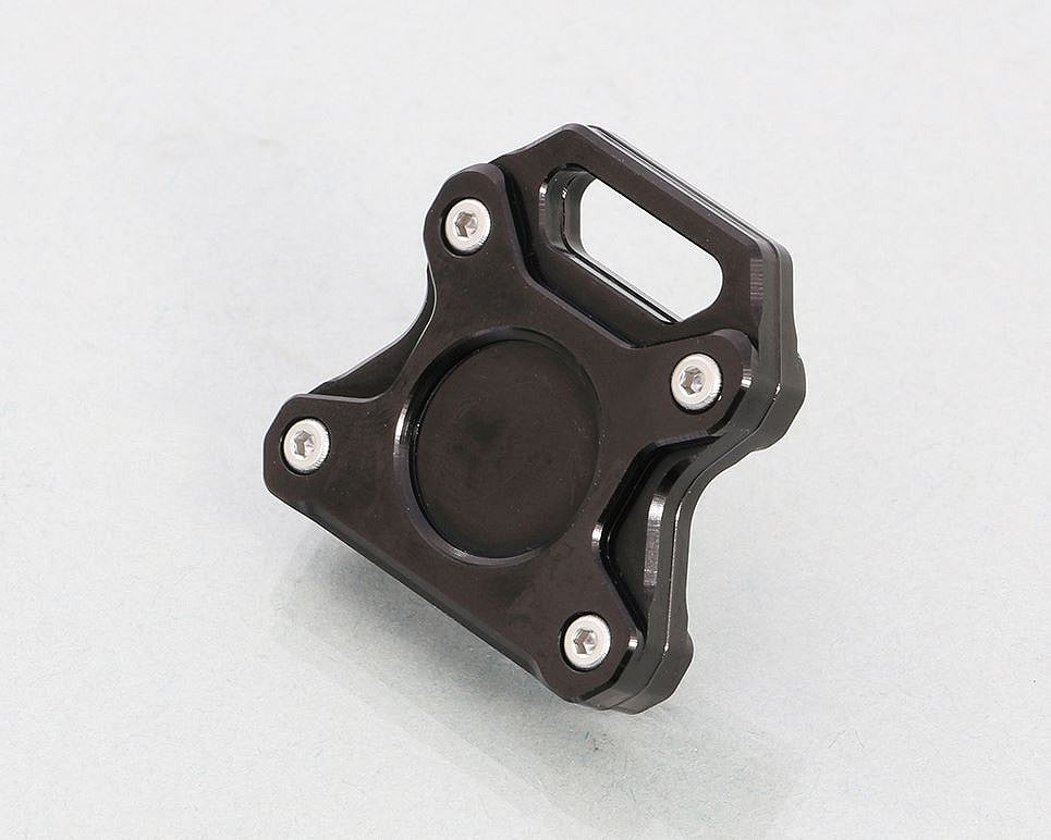 ビレットキーカバー ホンダ/タイプ2 ブラック 33×34mm 1個 グロム