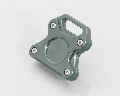 ビレットキーカバー ホンダ/タイプ2 ガンメタリック 33×34mm 1個 グロム