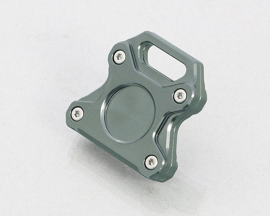ビレットキーカバー ホンダ/タイプ2 ガンメタリック 33×34mm 1個 グロム