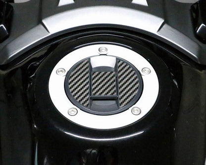 タンクキャップデカール スズキ/タイプ1 ブラック/カーボン調 Vストローム250 GSX250R