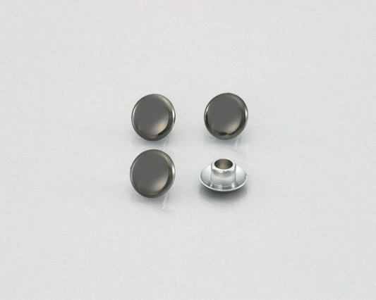 キャップボルトカバー ABS 6MM/ブラック/クロム/4個