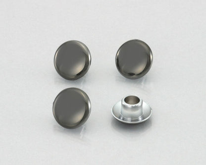 キャップボルトカバー ABS 10MM/ブラック・クロム/4個