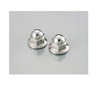 Flange Serrated Less Cap Nuts (Stainless) M8XP1.25, 2 pcs