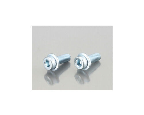 フランジ付キャップボルト (ユニクロメッキ) M6XP1.0X40mm 2個