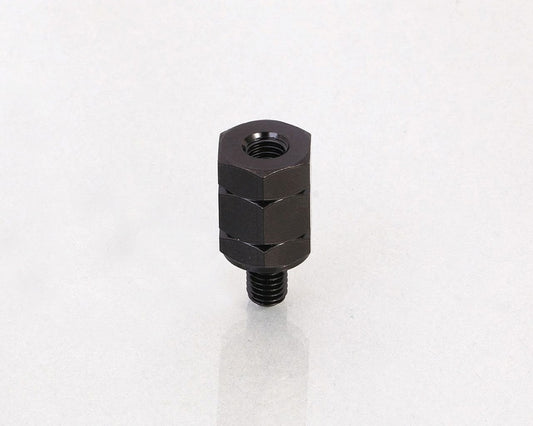 ミラーアダプター 逆ネジM8→逆ネジM8タイプ ブラック 対辺17mm 汎用