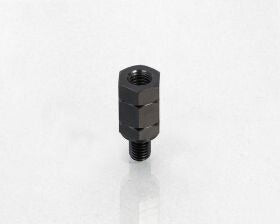 ミラーアダプター ブラック 対辺14mm/逆ネジM8 汎用