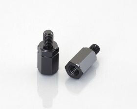 ミラーアダプターセット ブラック 対辺14mm/M8 MA-12 汎用