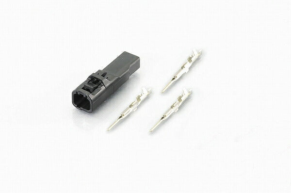 Connector Set, Turn Signal, Kawasaki W Type, 3P/Male
