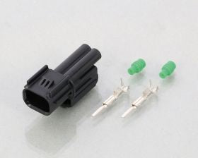 Connector Set, License Lamp, HX Waterproof, 2-Pin (Male)