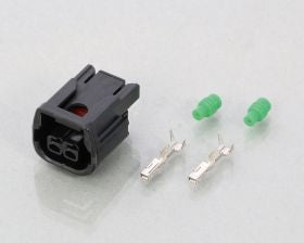 Connector Set for License Plate Lamp, HX Waterproof, 2-Pin (Female)