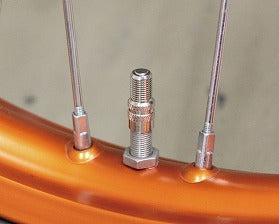 アジャスタブルエアーバルブキャップ 約4.8g 2個1セット 汎用