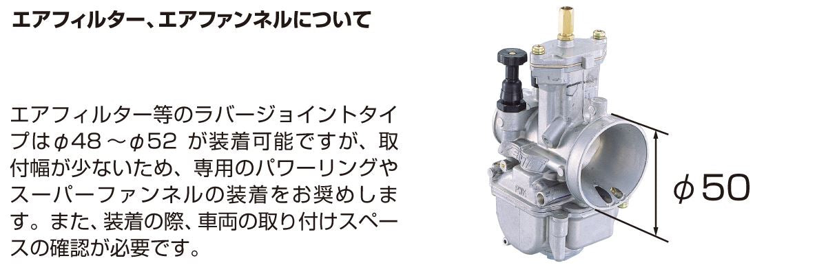 ビッグキャブキット 右出し APE50 エイプ50 PWK28MM