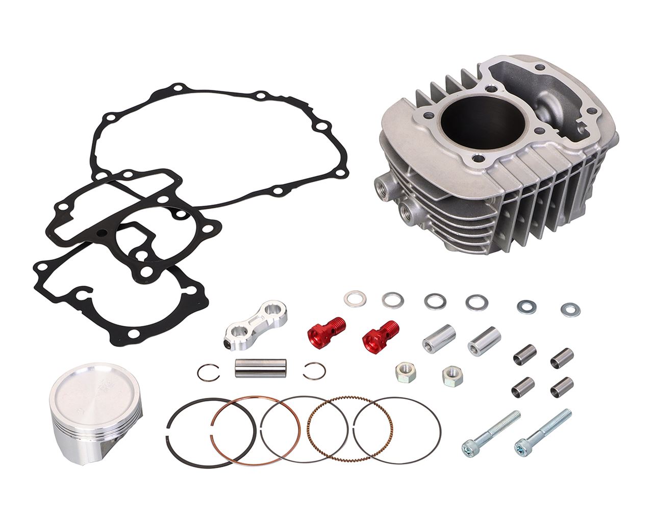 Bore Up Kit 145cc LIGHT (No High Camshaft, Silver Cylinder) for Super Cub 110/Cross Cub 110