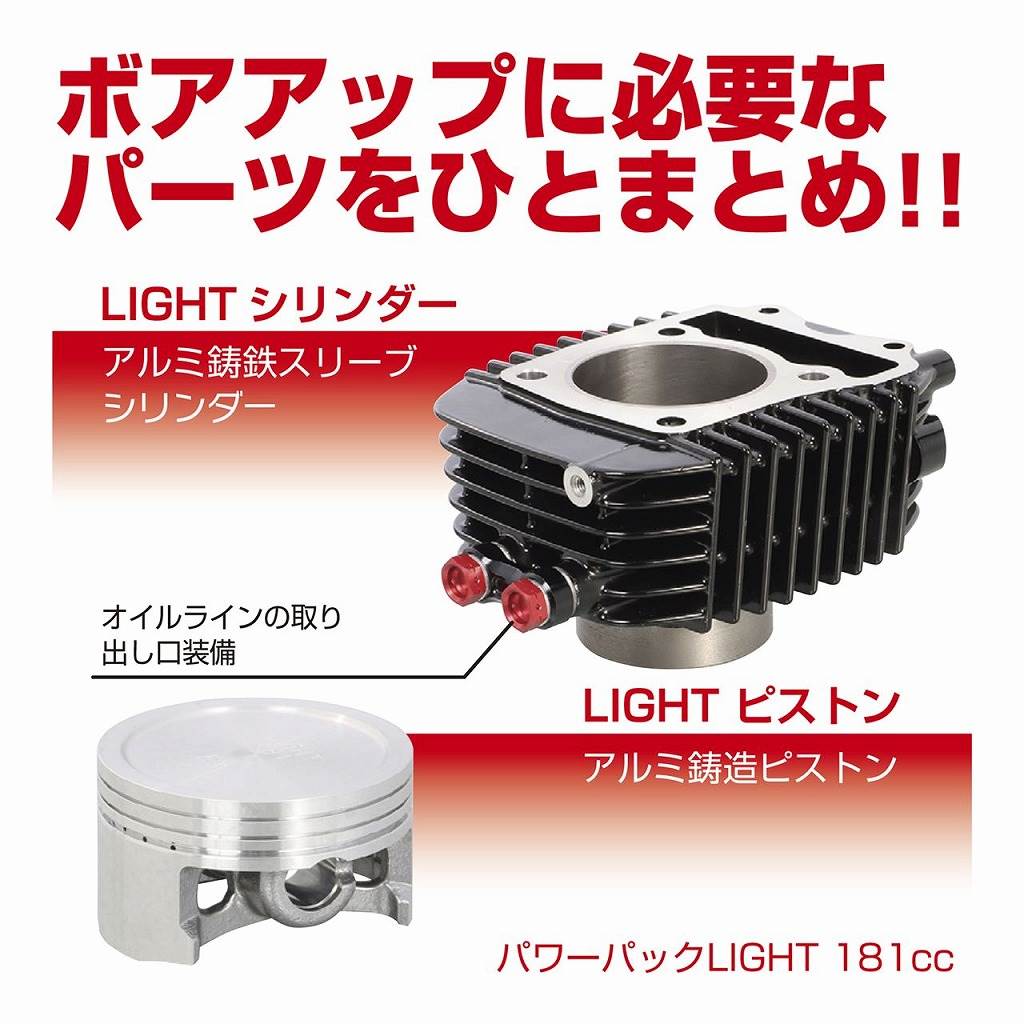 パワーパックLIGHT 181cc グロム
