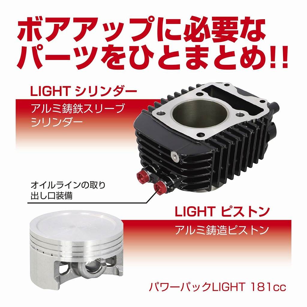 Power Pack LIGHT 181cc CT125 Hunter Cub