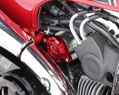 Starter Motor Cover Red Anodized Monkey 125 Dax 125 GROM