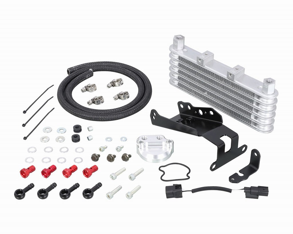 Super Oil Cooler Kit, 5-row Core, Frame Underside Mount, Monkey 125