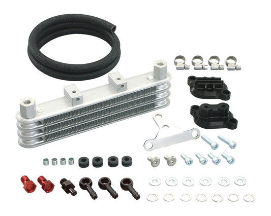 New Super Oil Cooler Kit / 3-Core GROM Clutch Cover Kit A / Black