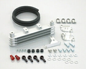 ニュースーパーオイルクーラーキット/3コア GROM グロム クラッチカバーキット B/シルバー