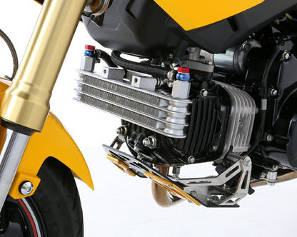 ニュースーパーオイルクーラーキット/3コア GROM グロム クラッチカバーキット B/シルバー