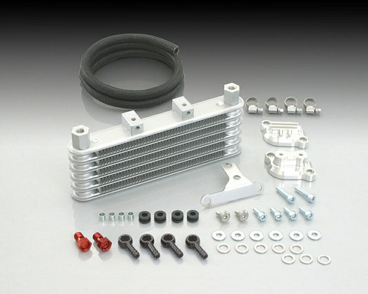 ニュースーパーオイルクーラーキット/5コア GROM グロム クラッチカバーキット B/シルバー