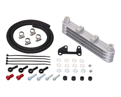 スーパーオイルクーラーキット 145cc対応 3段コア・フレーム下部/シリンダーヘッド下部マウント スーパーカブ110 クロスカブ110