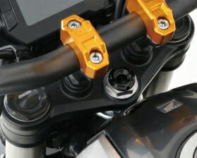ステムナットキャップ ブラックアルマイト 1個入 ホンダ CB125R CB250R