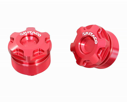 Front Fork Top Bolt Set Honda/Type 1 Red 2pcs Monkey 125 Dax 125 GROM