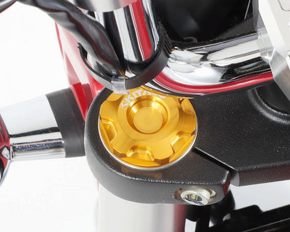 フロントフォークトップボルトセット ホンダ/タイプ1 ゴールド 2個入 モンキー125 ダックス125 グロム