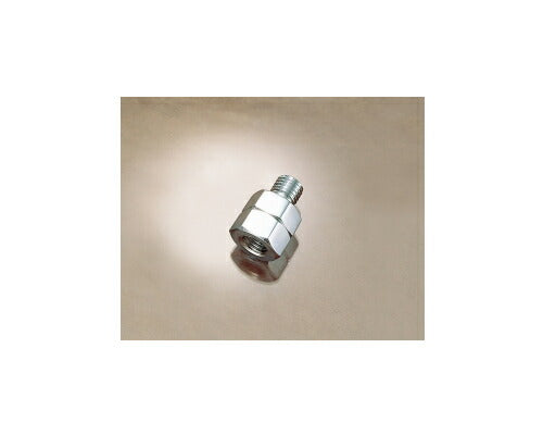 ミラーアダプター メッキ 逆ネジ8mm→正ネジ10mm