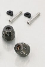 Handlebar End Caps Diamond-Like Carbon Coating Left and Right Set for Honda Super Cub C125