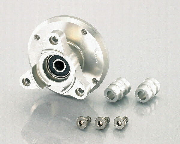 フロントディスクハブ タイプX φ30フォーク173mmピッチ オフセット無しホイール用 シルバー