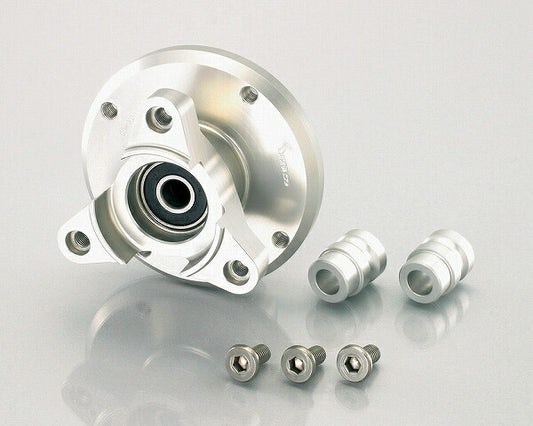 フロントディスクハブ タイプX φ30フォーク173mmピッチ オフセット無しホイール用 シルバー