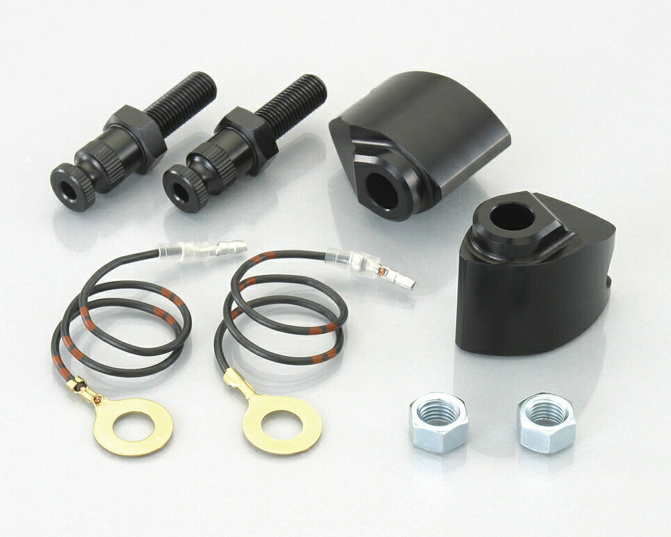 フロントウインカーアダプターセット ブラック GROM グロム