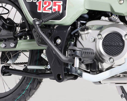 Heel Plate Set, Black, CT125 Hunter Cub, Left/Right Set